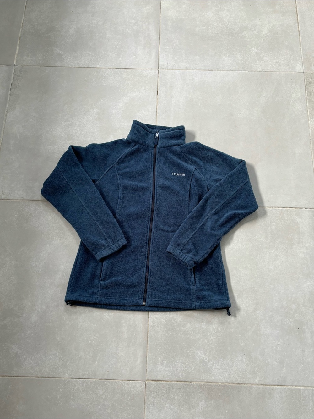 Columbia Women's Dark Navy Full‑Zip Teddy Fleece Jacket